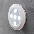 Ночник с ПДУ 16043/1  LED от батареек 3ААА белый 9х9х2 см RISALUX 5095260 - фото 17126950