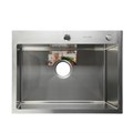 Мойка кухонная AFLORN AF96045, врезная, S=3,0 и 0,8 мм, 60х45х22 см, сифон, сатин 6957248 - фото 17127916
