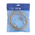 Душевой шланг ZEIN Z46PS, 150 см, цинковые гайки 1/2", пластиковые втулки, нержавеющая сталь 5482385 - фото 17128721