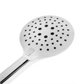 Душевая лейка ZEIN Z419, кнопочная, пластик, 3 режима, цвет хром 5482405 - фото 17128780