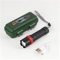Фонарь ручной аккумуляторный, 3 режима, от USB, 10 х 2.5 см 6259787 - фото 17130033