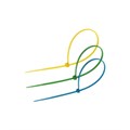 Хомут нейлоновый ТУНДРА krep,  для стяжки, 2.5х200 мм, цветной, 15 шт. 5496080 - фото 17130684