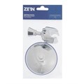 Держатель для душевой лейки ZEIN Z72, на вакуумной присоске, пластик, хром 6996279 - фото 17131078