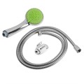 Набор для душа ZEIN Z0605, шланг 150 см, держатель, лейка 5 режимов, зеленый/хром 6931451 - фото 17131206