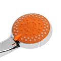 Набор для душа ZEIN Z0905, шланг 150 см, держатель, лейка 5 режимов, оранжевый/хром 6931454 - фото 17131244