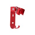 Держатель для душевой лейки ZEIN Z69, регулируемый с крючком, алюминий, красный 6996277 - фото 17131936