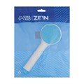 Душевая лейка ZEIN Z0210, 1 режим, пластик, цвет белый с синей вставкой 7182297 - фото 17133097