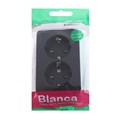 Розетка двойная SE Blanca, 16 А, 250 В, накладная, с з/к, IP20, антрацит, BLNRA010216 7612683 - фото 17133594