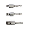 Набор шарнирных адаптеров для шуруповерта ТУНДРА, CrV, 1/4 - 3/8 - 1/2", 52 - 57 мм, 3 шт. 7069406 - фото 17133639