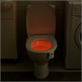 Светильник для туалета с датчиком движ., RGB, 3 Вт, IP68,  от бат. 3*AAA, белый 7098090 - фото 17133922