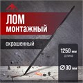 Лом монтажный ЛОМ, d=30 мм, 1250 мм, окрашенный 7725103 - фото 17135015