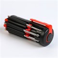 Фонарь многофункциональный, мультитул 8 в 1 "Мастер на все руки", 6LED, 7 отвёрток, 4х10 см 7412590 - фото 17135181