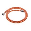 Душевой шланг ZEIN Z07PO, 150 см, с пластиковой конусообразной гайкой, ПВХ, оранжевый 5482398 - фото 17135647