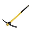 Кирка ТУНДРА, кованая, фиберглассовая рукоятка 900 мм, 1000 г 5378863 - фото 17135756