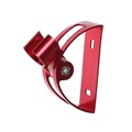 Держатель для душевой лейки ZEIN Z64, регулируемый, алюминий, красный 6996272 - фото 17136090