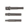 Набор адаптеров для торцевых головок ТУНДРА, SDS-plus, 1/2 x 75, 3/8 и 1/4" х 65 мм, 3 шт. 7443394 - фото 17137223