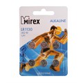 Батарейка алкалиновая Mirex, LR1130, AG10, 1.5В, блистер, 6 шт 7894739 - фото 17137566