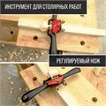 Столярный струг ТУНДРА, одинарный регулируемый нож, 250 х 50 мм 7364930 - фото 17137628