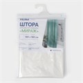 Штора для ванной Mirage,180×180 см, цвет белый 7915498 - фото 17137642