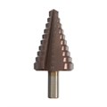 Сверло ступенчатое ТУНДРА, HSS-Co, трехгранный хвостовик, 9 - 36 мм 7546780 - фото 17137738