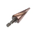 Сверло ступенчатое ТУНДРА ПРОФИ, HSS-Co, спиральный профиль, шестигранный хвостовик, 4-20 мм 7546783 - фото 17137749