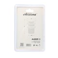 Донный клапан с переливом Accoona A480F-1, 1 1/4", с переливом, черный 7987972 - фото 17138212