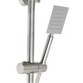 Душевая система ZEIN Z1007, смеситель, тропическая и ручная лейки квадрат, стойка, сатин 7439518 - фото 17138585