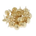 Гвозди ТУНДРА, декоративные, 19х22 мм, золото, 50 шт 9118055 - фото 17140292