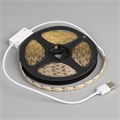 Светодиодная лента Luazon Lighting с сенсорным выключателем 5 м, IP65, SMD2835, 60 LED/м, USB, 3000К 7892716 - фото 17140762