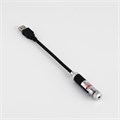 Лазерная указка, 405 нм, 1.4 х 8.5 см, красный луч, USB 9111098 - фото 17140953