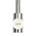 Смеситель для кухни ZEIN ZS-1, "микрофон", картридж 35 мм, нержавеющая сталь, сатин 7603398 - фото 17141053