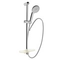 Набор для душа ZEIN H02, стойка с мыльницей и держателем, шланг 150 см, лейка 3 режима, хром 7812511 - фото 17141187