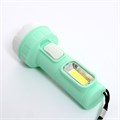 Фонарь ручной, 1 Вт LED, боковой 5 Вт COB, 2 режима, 1 AA, 10.4 х 4.3 см 9129378 - фото 17142519