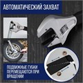 Ключ разводной ТУНДРА, автоматический захват при вращении, обрезиненная рукоятка, 200 мм 7081532 - фото 17143374