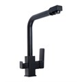 Смеситель для кухни Accoona A51126F, однорычажный, излив 189 мм, выход на питьевую, черный 9410050 - фото 17144854