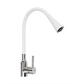 Смеситель для кухни Accoona A9890G-3, однорычажный, гибкий излив, 2 режима, белый 9410054 - фото 17144878