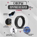 Стяжки-липучки для проводов нейлоновые 180Х20Х1,5 мм ТУНДРА, цвет черный, 10 шт. 9231313 - фото 17145210