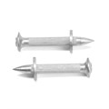 Дюбель-гвоздь "ТУНДРА", гвоздевой, для монтажного пистолета, оцинкованный, 4.5x40 мм, 0.5 кг 9411435 - фото 17145798