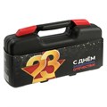 Набор инструментов в кейсе ТУНДРА "23 ФЕВРАЛЯ", в подарочной упаковке, 39 предметов 9305226 - фото 17146590