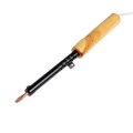 Паяльник ТУНДРА, ЭПСН, деревянная рукоятка, клиновидное жало d=5.2 мм, 65 Вт, 220 В 9132758 - фото 17147081