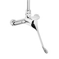 Смеситель для ванны "ЦС-СМ" СТ302405, однорычажный, тропический душ, хирургический, хром 9485624 - фото 17147281