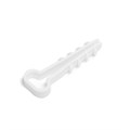 Дюбель-хомут "ТУНДРА", для плоского кабеля, нейлоновый, 12 мм, белый, 100 шт 9501333 - фото 17148289