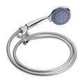 Набор для душа ZEIN Z0105, шланг 150 см, гайки металл, держатель, лейка 5 режимов 9234745 - фото 17148417