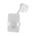 Держатель для душевой лейки ZEIN Z89, самоклеющейся, регулируемый, пластик, белый 9234740 - фото 17150172