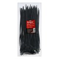 Хомут нейлоновый ТУНДРА krep,  для стяжки, 4.8х250 мм, черный, в упаковке 100 шт. 9380717 - фото 17150454