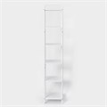 Стеллаж напольный шестиярусный, 29×29×158,5 см, цвет белый 9692449 - фото 17151668
