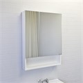 Зеркало шкаф Comforty Никосия 60 для ванной комнаты, цвет белый глянец 9780592 - фото 17152206