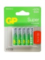 Батарейка алкалиновая GP Super, AAA, LR03-10BL, 1.5В, 8+2 шт. 9816512 - фото 17153275