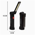 Фонарь рабочий аккумуляторный, 5 Вт, 1200 мАч, COB, LED,3 режима, 14.5 х 4.8 см 9562973 - фото 17153920