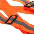 Жилет сигнальный, светоотражающий с регулируемым размером, оранжевый 9632382 - фото 17154216